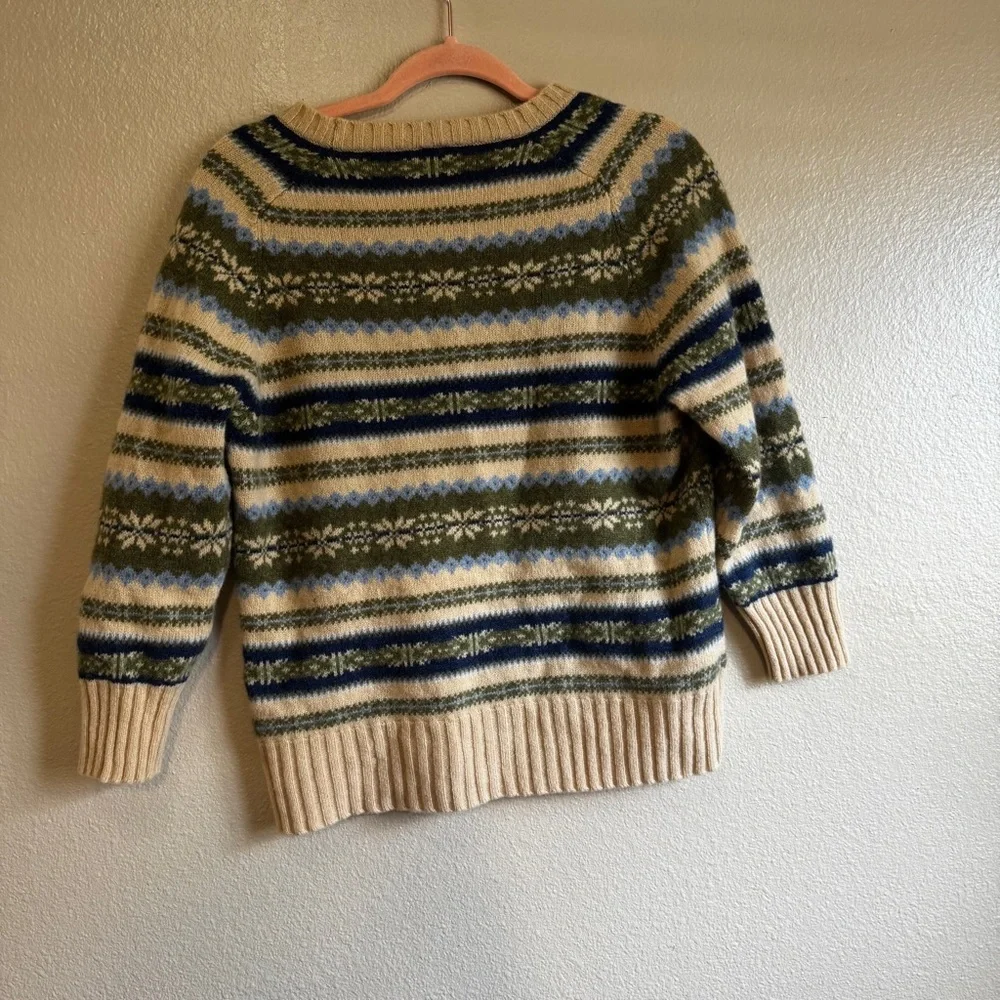 Granola girl GAP 100% Lambs Wool V-Neck Sweater. - Picture 6 of 7